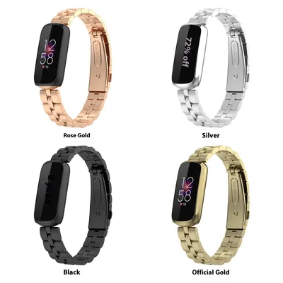 Bracelet Stainless Steel Strap Three Beads Slingshot Buckle Steel Belt