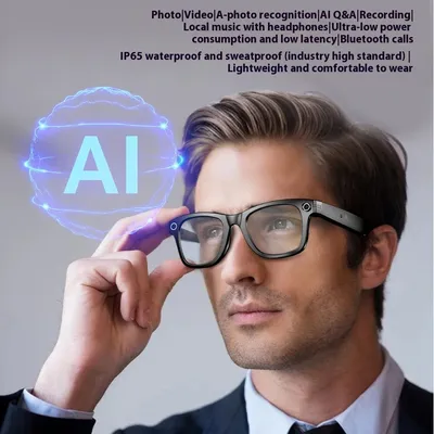 Ai Three-generation Smart Bluetooth Glasses Magnetic Frame Sunglasses Men