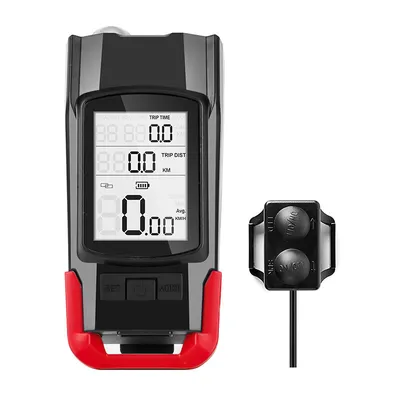 All-In-One New Wireless Bicycle Code Meter Light With Light And Strong Light Usb Front Light Night Riding
