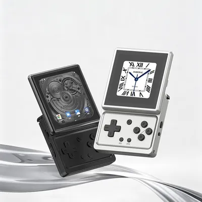 Portable Android Handheld With A Swiveling Screen