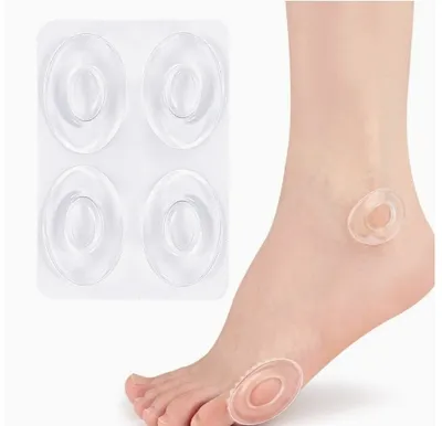 Oval anti-wear sticker-white-4 stickers