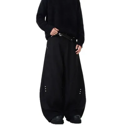 Bent Knife Men and Women Wide Legs Loose Luxury Casual Suit Pants