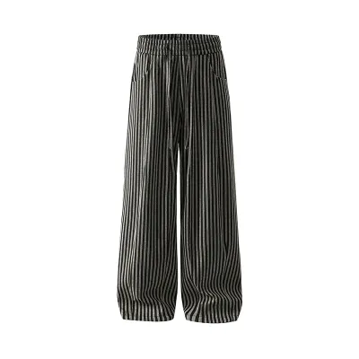  Women's  Pants Loose Fit Straight Ankle-Length Casual Trousers