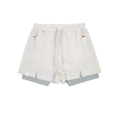  Outdoor Quick-Dry Running Shorts Color-Blocked Design with Anti-See-Through Feature