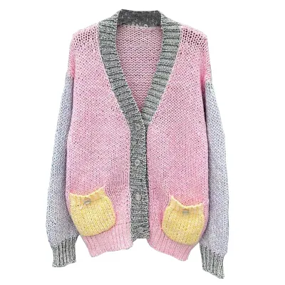 Women Single Breasted Long Sleeve Loose Casual Pocket Jennie Clothes Winter Traf Tops Coats