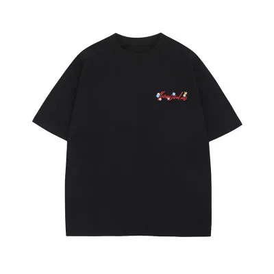  Short Sleeve T-Shirt for Men and Women, Loose Cotton Couple Half-Sleeve Top