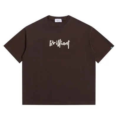 Basic loose T-shirt with letter printing