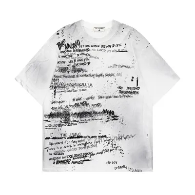  Short Sleeve T-Shirt for Men and Women Loose Fit Unisex Top