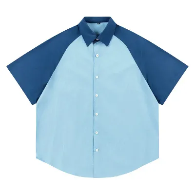  Short Sleeve Shirt for Men and Women Spring Blouse