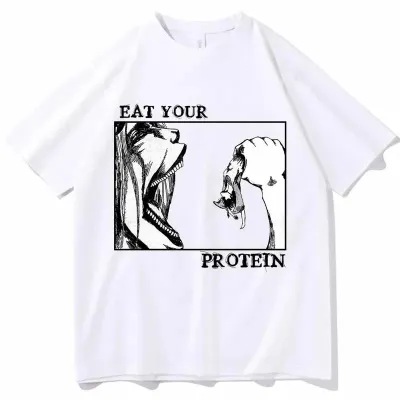 Attack on Titan Attack on Titan Pattern Printed Short Sleeve Summer Casual Polyester Thin T-Shirt for Men and Women**
