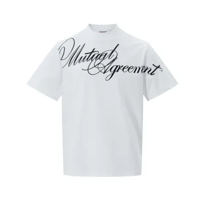 Floral letter printed short sleeved shirt