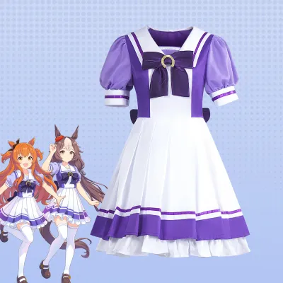 Racing Girls Pretty Derby Treason Academy Uniform Cosplay Costume Women's School Uniform Full Set Anime