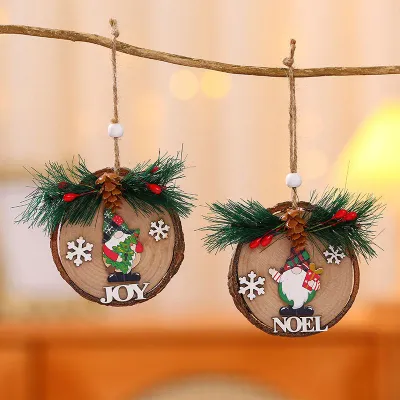 Christmas tree ornaments, Christmas decorations, wooden plaques, and ornaments