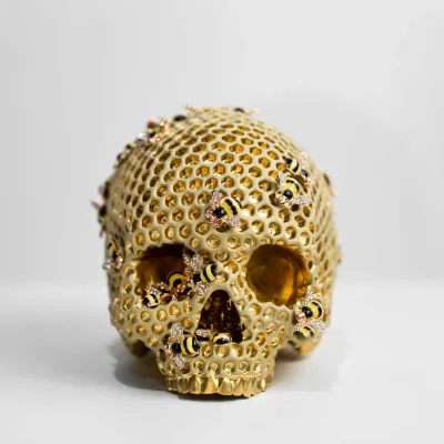 New Skull Resin Crafts Wholesale Creative Design Desktop Decorations Ornaments Art Crafts