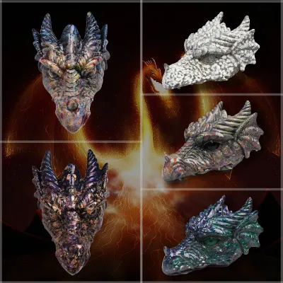 Imitation Crystal Faucet Resin Ornament Home Garden Decoration Dinosaur Ornament Resin Crafts