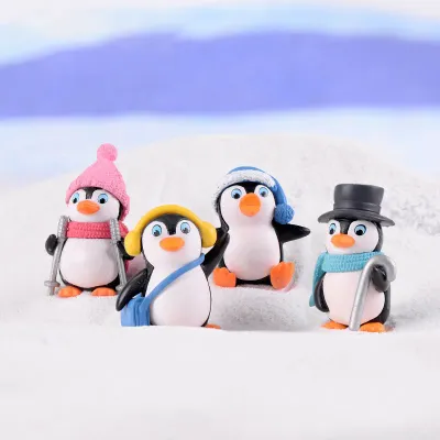 Moss Micro Landscape Jewelry Winter Penguin Male DIY Small Ornaments Multiple Internal Ornaments Crafts