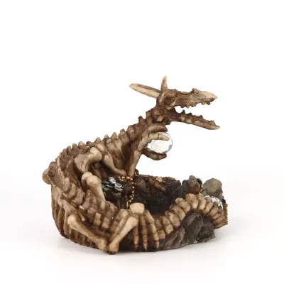 Flying Dragon Skeleton Ashtray Home Decoration