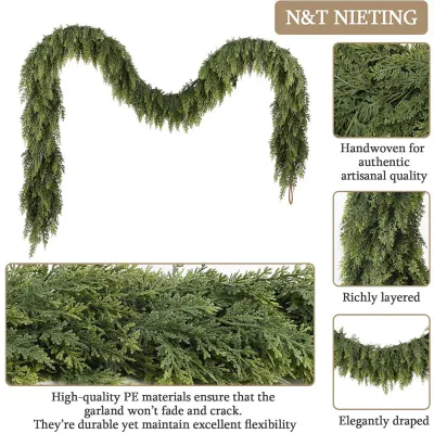 275cm Artificial Cypress Wreath - Home/Outdoor Party Decor