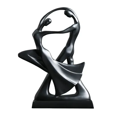 Scandinavian Abstract Figurine Creative Artistic Sculpture Modern Minimalist Living Room Entryway Wine Cabinet Home Decor