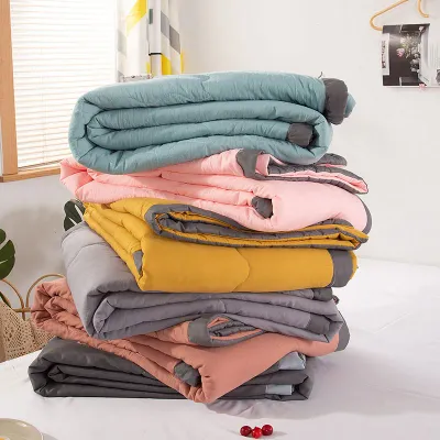 Washed Cotton Summer Cool Quilt Gift Quilt Single Double Air Conditioner Quilt Summer Quilt Thin Quilt