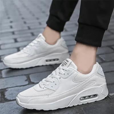 Men Running Shoes Lightweight Air Mesh Man Sneakers Skid-Proof Lace-up Outdoor Sport Shoes Zapatillas Hombre Deportiva 