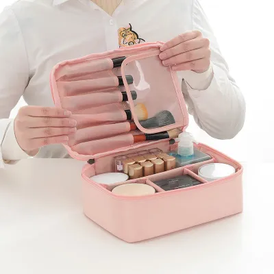 Travel Cosmetic Bag Square Storage Bag Portable Storage Bag Wash Bag Cosmetic Storage Bag