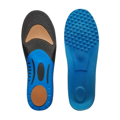 Cross border hot selling EVA arch sports men's shock absorption sweat absorbing insole women's breathable basketball running arc