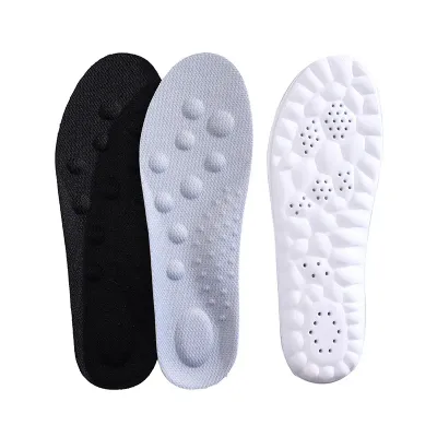 4D Sport Insoles PU Arch Full Insole, Odor-Resistant, High-Elastic Shock Absorption