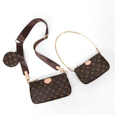 One-Shoulder Women's Bag Three-In-One Mahjong Bag Broadband Messenger Bag Small Bag Three-Piece Bag Bags Women Brand