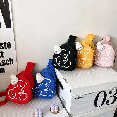 Girl Chest Bag New Small Backpack Trend Cute Bag Harajuku Style Fashion Student One-Shoulder Messenger Bag