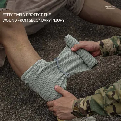 Outdoor Elastic Tactical Tourniquet Camping Supplies First Aid Training Trauma Vacuum Pressurized Israeli Bandage