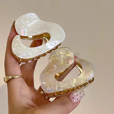 Acetate Elegant Headdress Barrettes Women