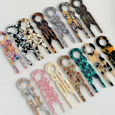 Acetate Hairpin U-shaped French Style