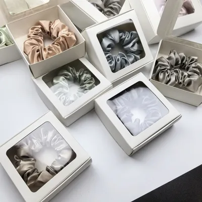 22mm Shiny Silk Hair Tie,
