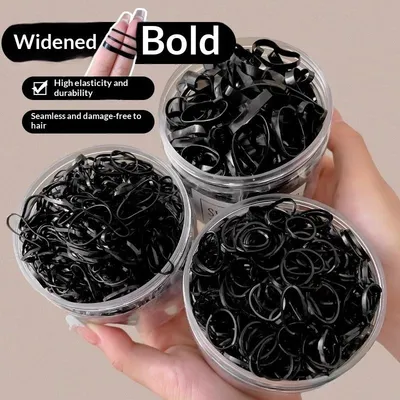 Disposable Small Hair Ties For Women High Elasticity And Durable Rubber Bands