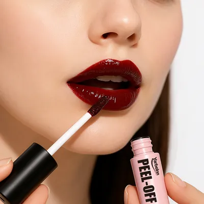 Black Swan Matte Peel Lip Mask, Long Lasting Non-sticky Transfer-proof Hydrating Lip Makeup, 5ml