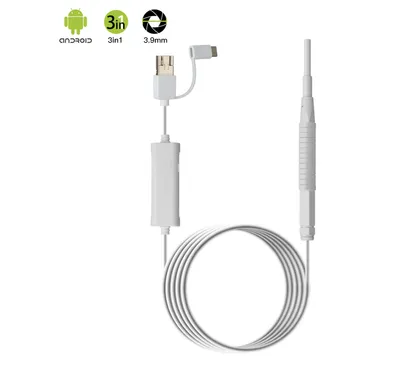 3.9mm 3 in 1 visual earspoon endoscope camera Ear cleaner