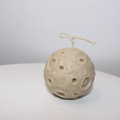 3D Planetary Candle Silicone Mold Simulation Moon Candle Mold Scented Candle Making Ball Candle Handmade Soap Mold