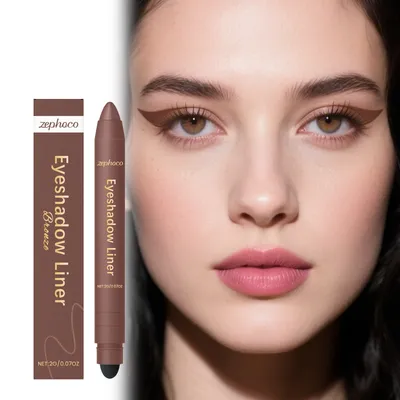 2-in-1 Eyeliner Pen Bronze