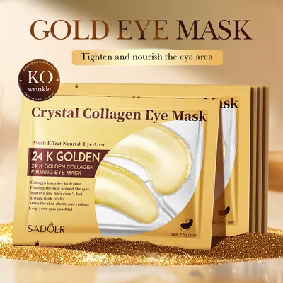 24K Gold Collagen Firming Eye Mask 75g Hydrating And Moisturizing