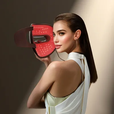 3D Facial Red-light Beauty Lamp Silicone Mask