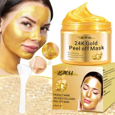 24K Gold Tearing Mask Blackhead Suction