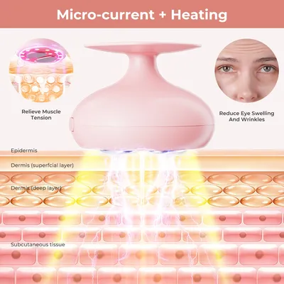 7 Color Color Light Handheld Beauty Instrument Micro Current Face Neck Hand Promotion Import Firming