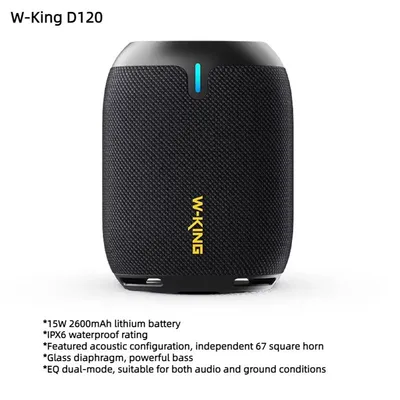 W-King D120 Portable Wireless Bluetooth Speaker