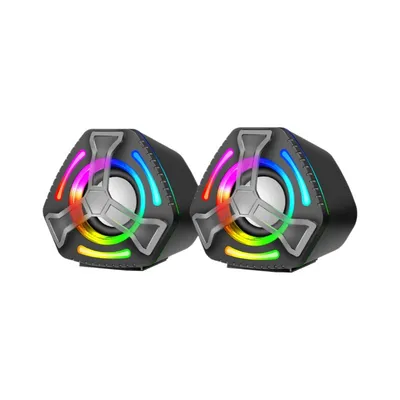 New Cross-border Usb Computer, Light Up, Small Speaker, Wired Notebook, Desktop, Heavy Subwoofer, RGB Speaker