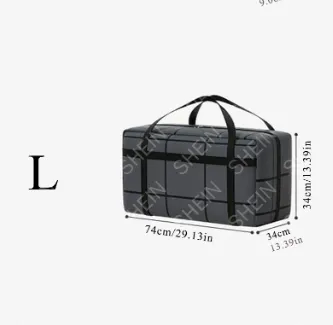 Clothing organizing bag-Black Large-1 pack
