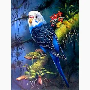 5D DIY Diamond Embroidery Forest Parrot Full Drill Diamond Painting Cross  Sets Pictures Of Rhinestones Mosaic Decor