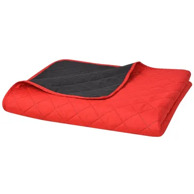   Quilted Reversible Bedspread and   Double-Sided Quilted Bedspread
