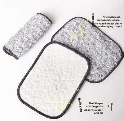Silver wire dishcloth-1 piece