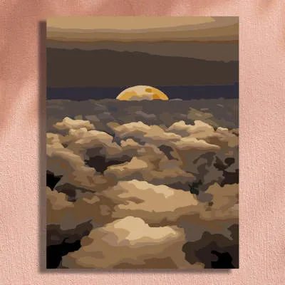 DIY Digital Oil Painting Hand-painted Filling Decorative